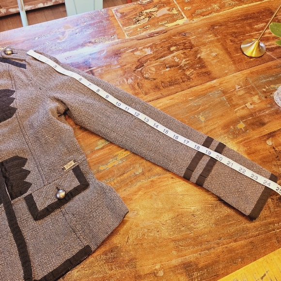 DEPT Black & Grey military style blazer - Picture 9 of 14